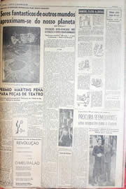 Página do jornal Unitário de junho de 1952