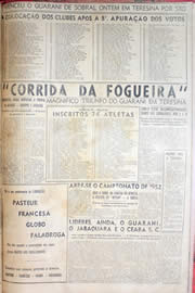 Página do jornal Unitário de junho de 1952