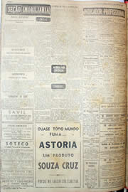 Página do jornal Unitário de junho de 1952