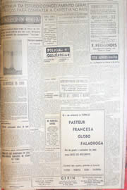 Página do jornal Unitário de junho de 1952