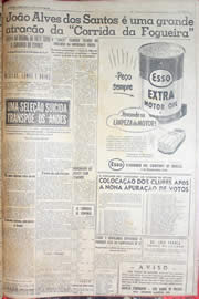 Página do jornal Unitário de junho de 1952