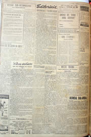 Página do jornal Unitário de junho de 1952