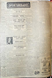 Página do jornal Unitário de junho de 1952