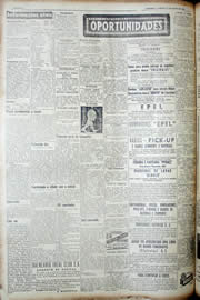 Página do jornal Unitário de julho de 1952