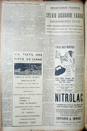 Página do jornal Unitário de julho de 1952