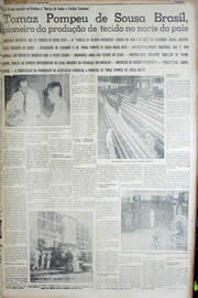 Página do jornal Unitário de julho de 1952
