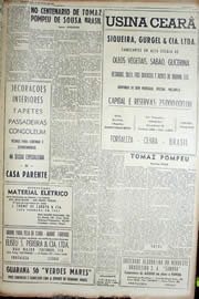 Página do jornal Unitário de julho de 1952