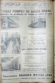 Página do jornal Unitário de julho de 1952