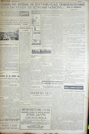 Página do jornal Unitário de julho de 1952