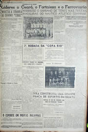 Página do jornal Unitário de julho de 1952