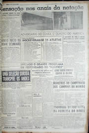 Página do jornal Unitário de julho de 1952