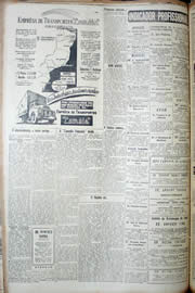 Página do jornal Unitário de julho de 1952