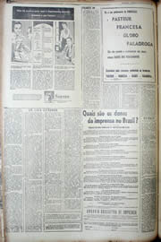 Página do jornal Unitário de julho de 1952