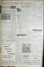 Página do jornal Unitário de julho de 1952