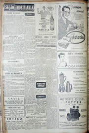 Página do jornal Unitário de julho de 1952