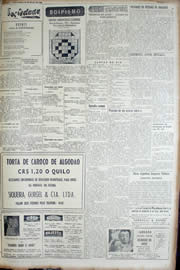 Página do jornal Unitário de julho de 1952