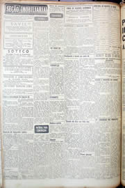 Página do jornal Unitário de julho de 1952