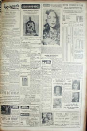 Página do jornal Unitário de julho de 1952