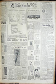Página do jornal Unitário de julho de 1952
