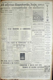 Página do jornal Unitário de julho de 1952