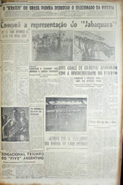 Página do jornal Unitário de julho de 1952