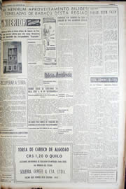Página do jornal Unitário de agosto de 1952