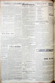 Página do jornal Unitário de agosto de 1952