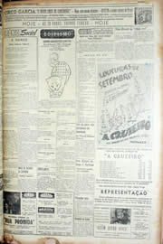 Página do jornal Unitário de agosto de 1952