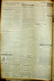 Página do jornal Unitário de janeiro de 1954