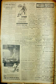 Página do jornal Unitário de janeiro de 1954