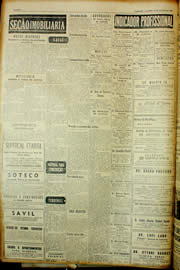 Página do jornal Unitário de janeiro de 1954