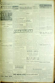 Página do jornal Unitário de janeiro de 1954