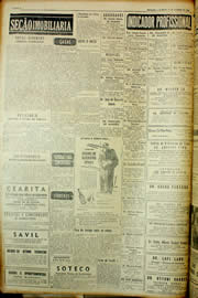 Página do jornal Unitário de janeiro de 1954