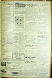 Página do jornal Unitário de janeiro de 1954