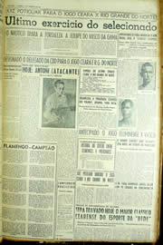 Página do jornal Unitário de janeiro de 1954
