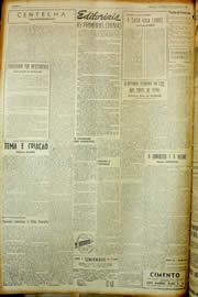 Página do jornal Unitário de janeiro de 1954