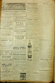 Página do jornal Unitário de janeiro de 1954