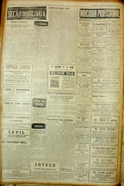 Página do jornal Unitário de fevereiro de 1954