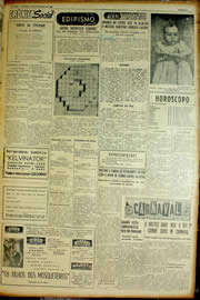 Página do jornal Unitário de fevereiro de 1954
