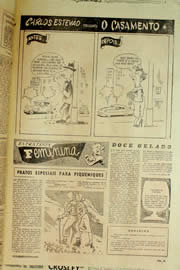 Página do jornal Unitário de fevereiro de 1954