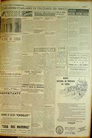 Página do jornal Unitário de fevereiro de 1954