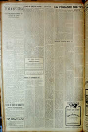 Página do jornal Unitário de fevereiro de 1954