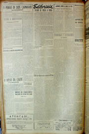 Página do jornal Unitário de fevereiro de 1954