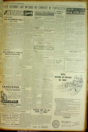 Página do jornal Unitário de fevereiro de 1954