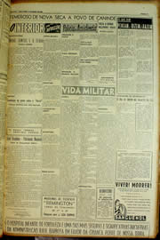 Página do jornal Unitário de março de 1954