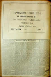 Página do jornal Unitário de março de 1954