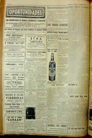 Página do jornal Unitário de março de 1954