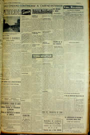 Página do jornal Unitário de março de 1954