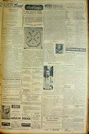 Página do jornal Unitário de março de 1954