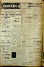 Página do jornal Unitário de março de 1954